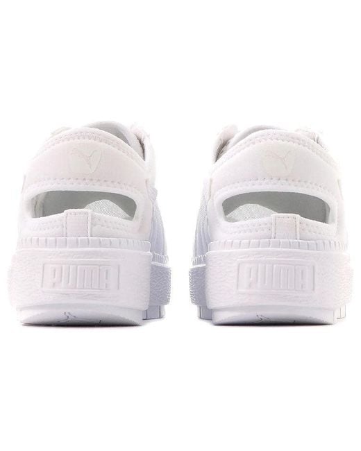 PUMA White (Wmns) Platform Trace Lite Mule