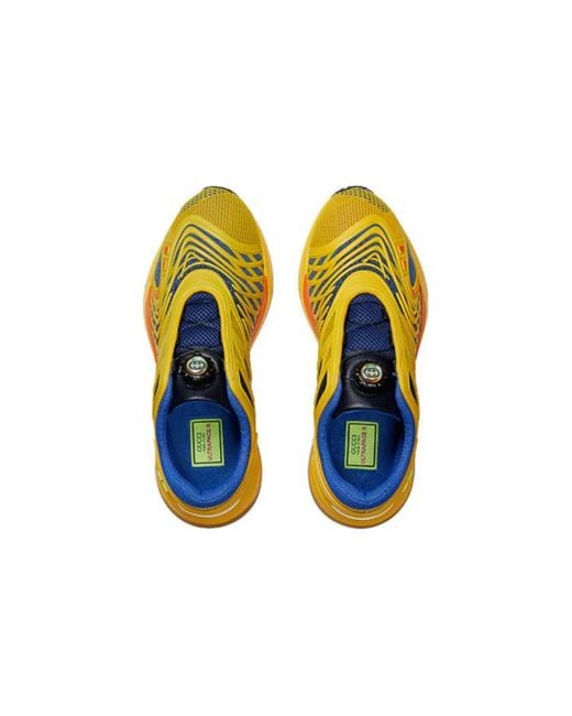 Gucci Sneakers Ultrapace R Rubber Yellow Cobalt for men