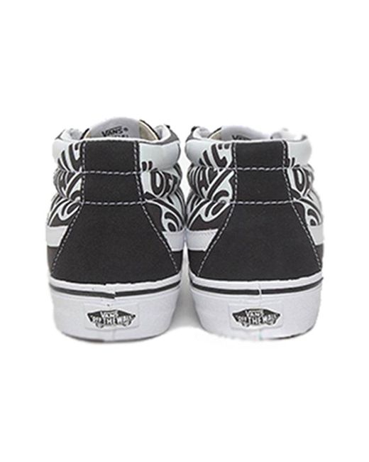 Vans Blue Sk8-Mid Reissue Logo for men