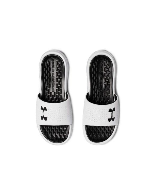 Under Armour White Playmaker Fixed Strap for men