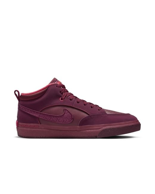 Nike Purple Sb React Leo Premium 'Dark Beetroot' for men