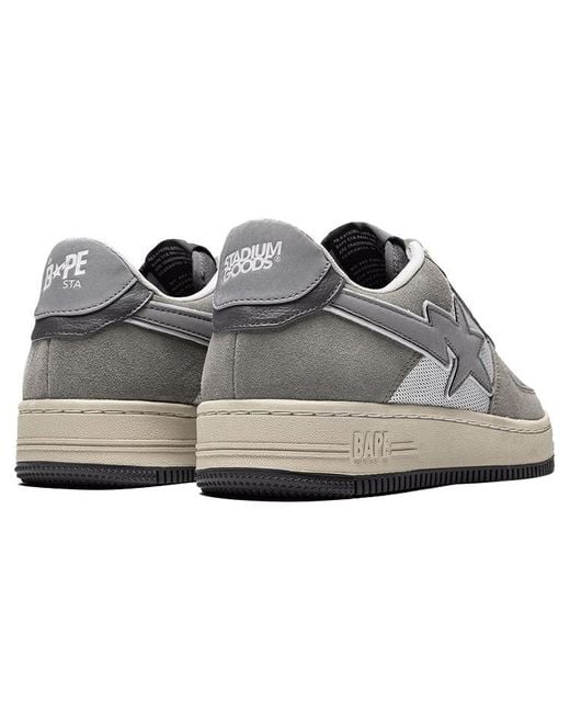 A Bathing Ape Gray Bape Sta 'Stadium Goods'
