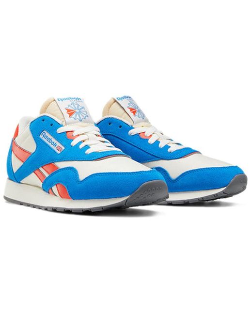 Reebok Blue Classic Nylon Sports Shoes for men