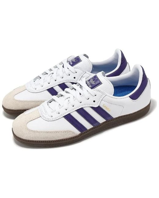 Adidas Blue Samba Adv 'Cloud Collegiate Metallic' for men