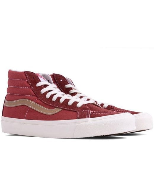 Vans Red Og Sk8-Hi Lx 'Sun-Dried Tomato' for men