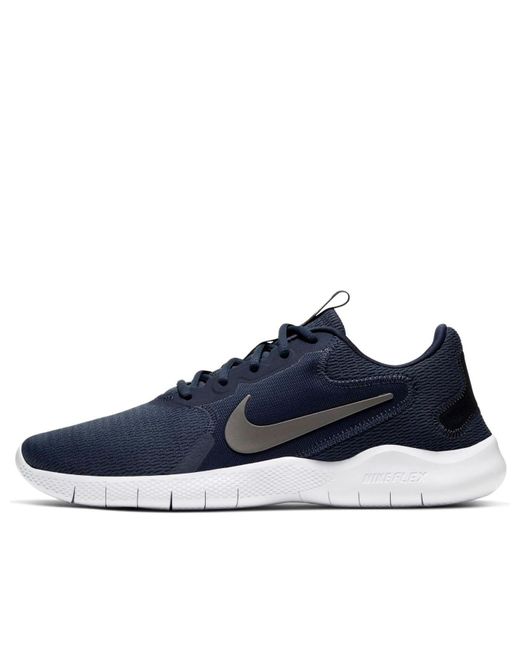 Nike Blue Flex Experience Run 9 'Obsidian Metallic Cool Dark' for men