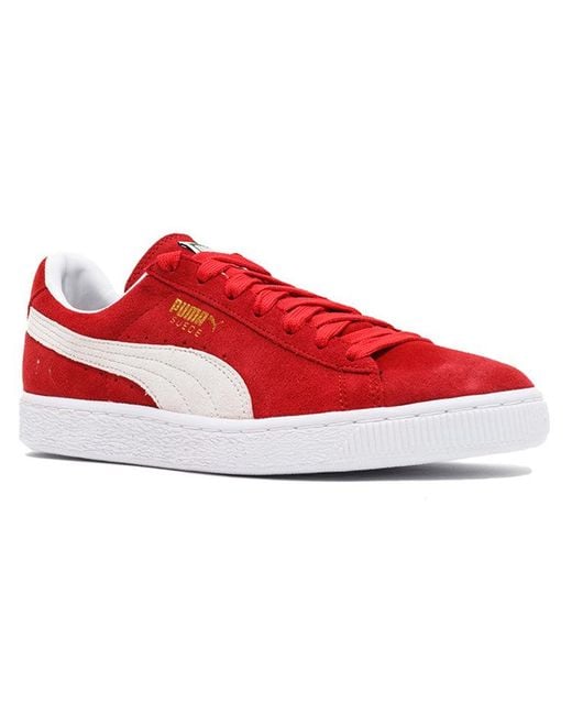 PUMA Red Suede Classic+ 'Team Regal' for men