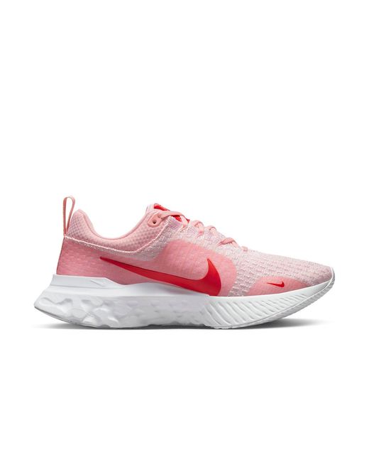 Nike Pink (Wmns) React Infinity Run Flyknit 3 Premium 'Medium Soft Light Crimson'