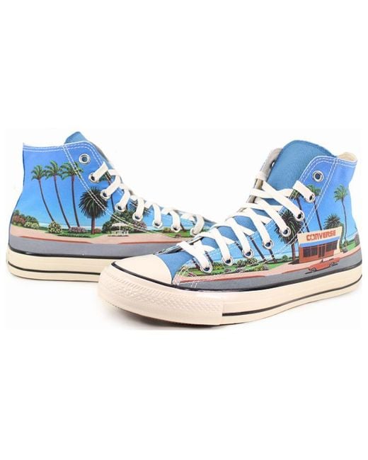 Converse Blue All Star Us Hi X Hiroshi Nagai for men