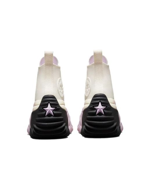 Converse White Run Star Motion Platform Ombre 'Egret Pale Amethyst'