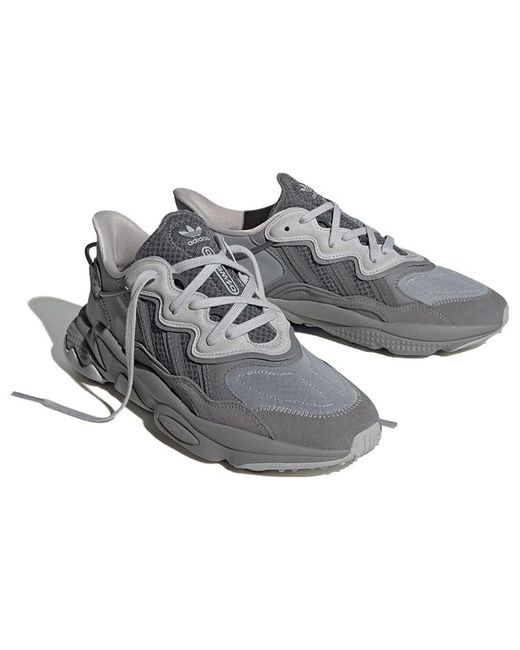 Adidas Gray Originals Ozweego Shoes for men