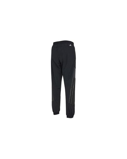 Adidas Black Fi Wv Bst Pt Big Pocket Bundle Feet Sports Pants/Trousers/Joggers for men