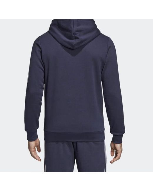 Adidas Blue E 3S Fz Ft Knit Jacket for men