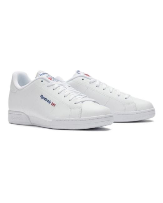 Reebok White Npc Ii Royal' for men