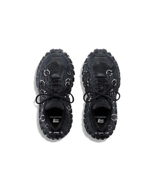 Balenciaga Black Bouncer Screw Sneakers Mesh And Nylon With Piercing' for men