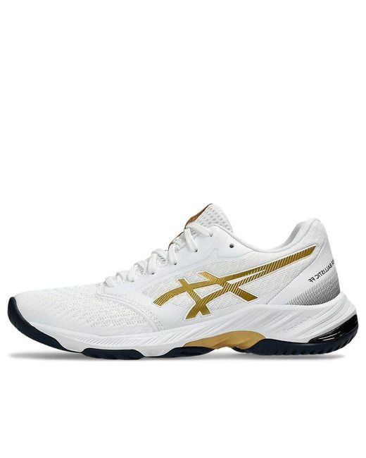 Asics White (Wmns) Netburner Ballistic Ff 3 Pure'