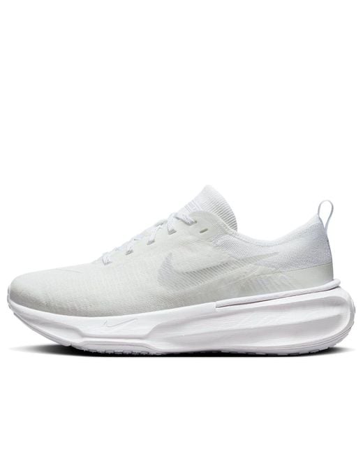 Nike White Zoomx Invincible 3 Extra Wide Photon Dust' for men