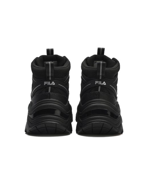 Fila Black (Wmns) Sofia 1S Mid Shoes Velvet'