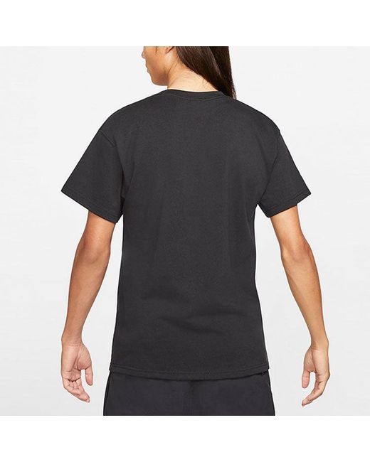 Nike Black Acg Casual Sports Subject Printing Short Sleeve for men