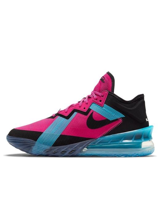 Nike Blue Lebron 18 Low Ep 'Neon Nights' for men