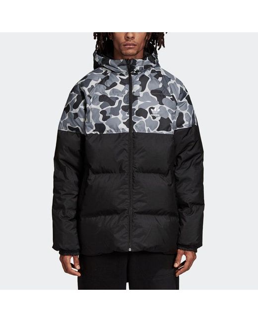 Adidas Black Neo Color Block Jkt Down Jacket Thick Cot Running Jas Sport Kleding Mannelijke Wind-Proof Hoodies for men