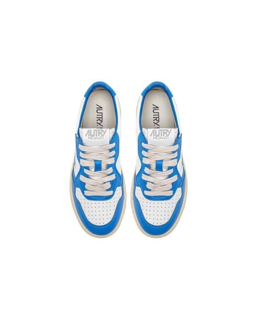 Autry Blue (Wmns) Medalist Low Bicolor Sky'