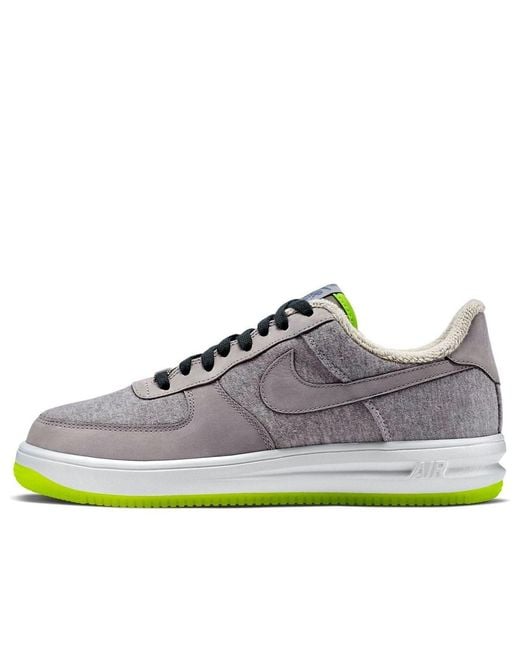 Nike Gray Lunar Force 1 Loop Qs for men