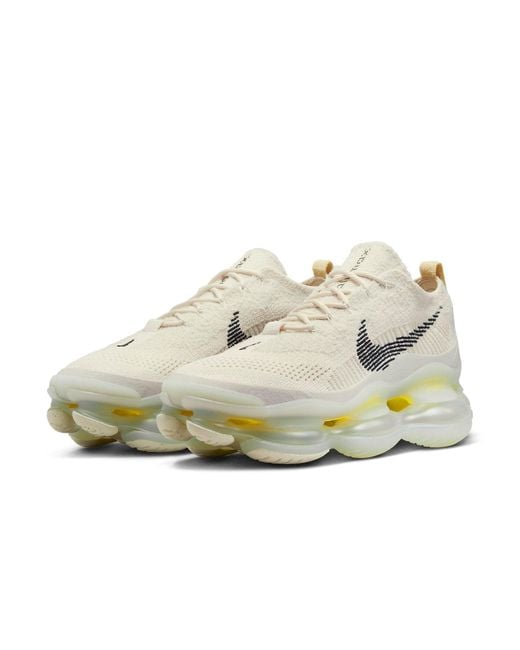 Nike White Air Max Scorpion Flyknit 'Lemon Wash' for men