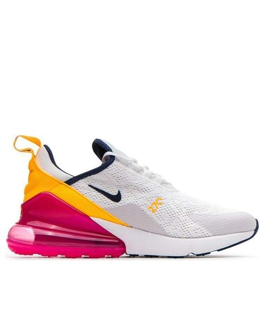 Nike White Womens Air Max 270 Shoes