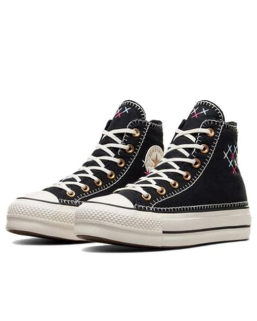 Converse Blue (Wmns) Chuck Taylor All Star Lift Crafted Stitching Platform