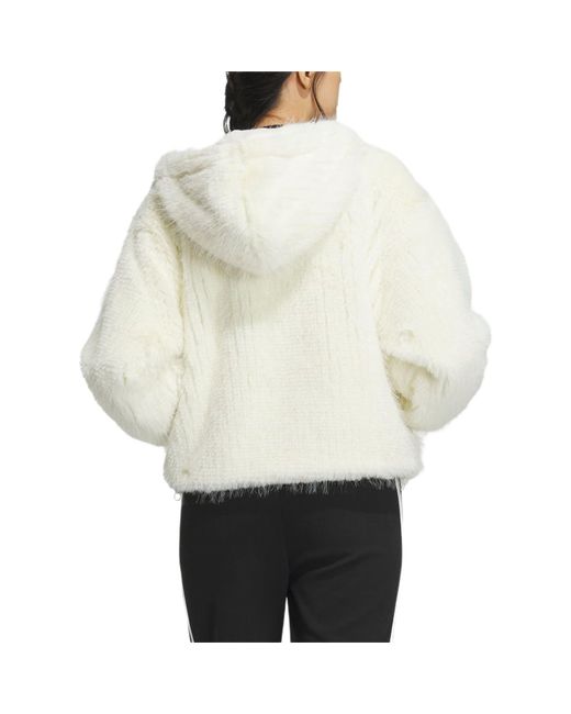 Adidas White (Wmns) Originals X Feifei Ruan Cny Fur Jackets Asia Sizing