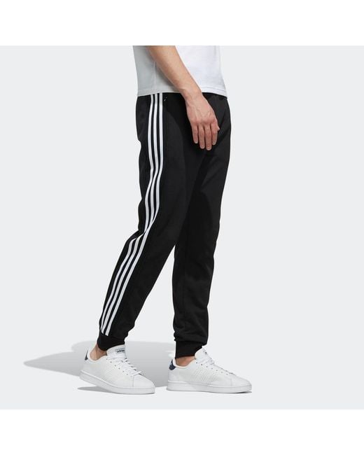 Adidas Black Neo M Cs Msh Pnl Tp Side Stripe Bundle Feet Sports Pants for men