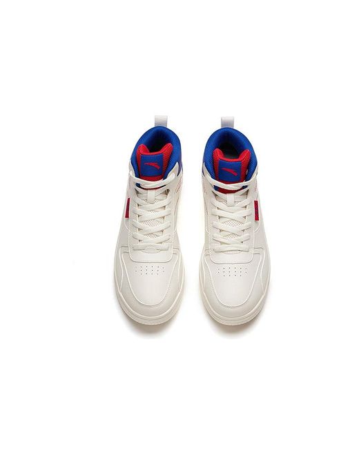 Anta Blue Skateboarding Series Sneakers High for men