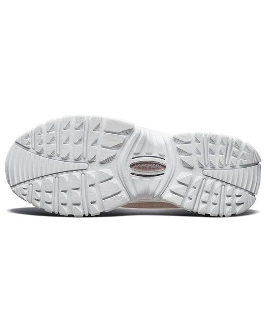 Skechers White (Wmns) Energy Low-Top Running Shoes 'Pale'