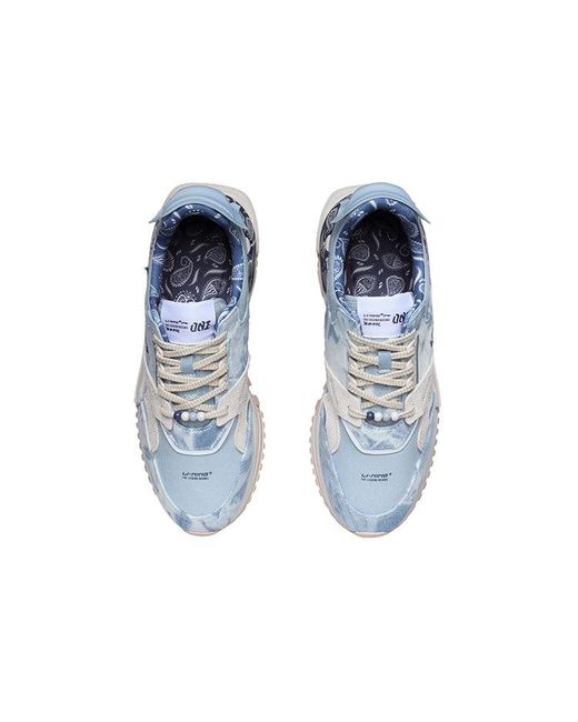Li-ning Blue Eternal 92 Low Paris Fashion Week 2021 'Smoke' for men