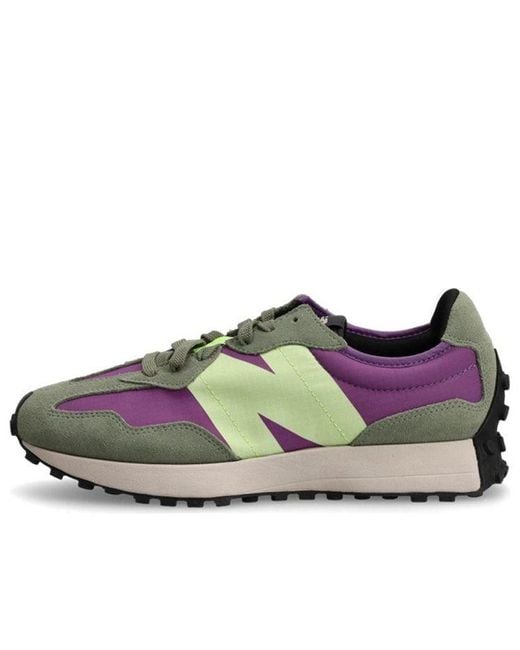 New Balance Purple 327 'Sour Grape Bleached Lime Glow' for men