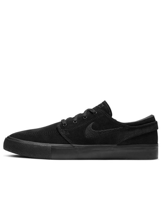 Nike Black Sb Zoom Stefan Janoski Canvas Rm Skate Shoes for men