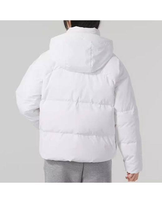 Adidas White (Wmns) Dy Hooded Down Jackets