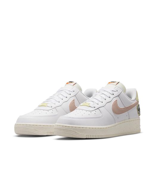 Nike White (Wmns) Air Force 1 '07 Se 'Flower Power'