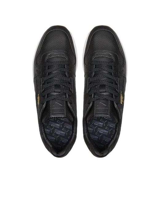 PUMA Black Rx 737 Premium Lace Up for men