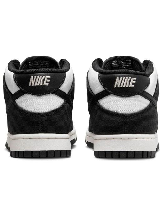 Nike Black Dunk Mid for men