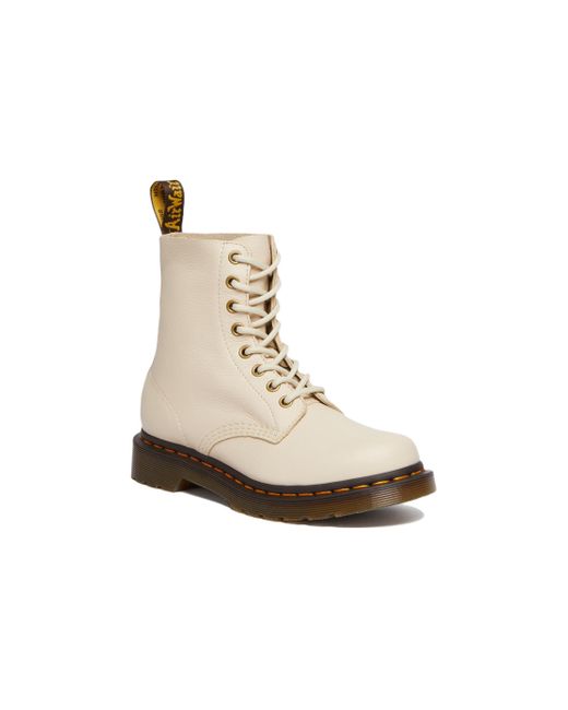 Dr. Martens Natural (Wmns) Dr.Martens 1460 Pascal Virginia Leather Boots 'Parchment'