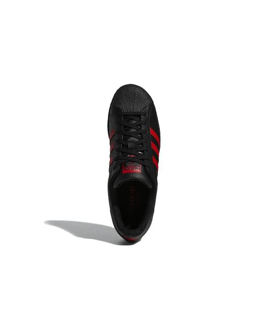 Adidas Black Superstar 'Core Vivid' for men