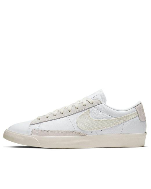 Nike White Blazer Low Leather 'Platinum Tint' for men