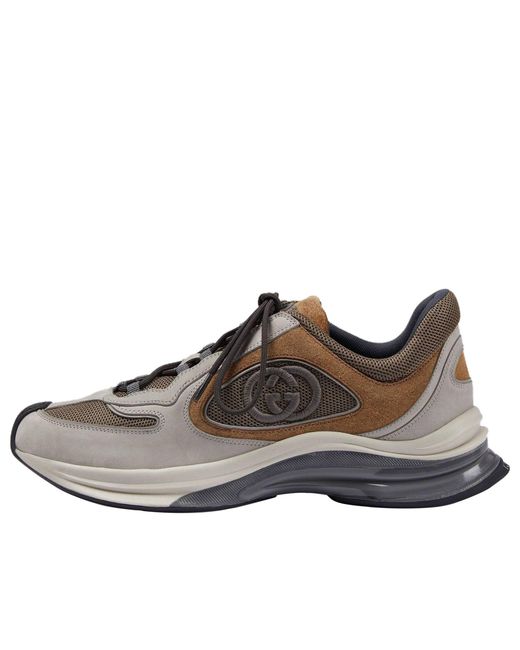 Gucci Brown Run Sneaker 'Light' for men