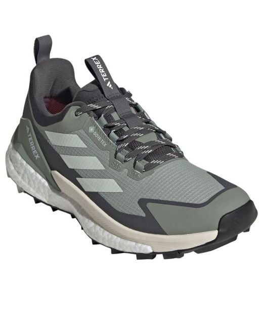 Adidas Blue Terrex Free Hiker 2.0 Low Gore-Tex Linen Six' for men