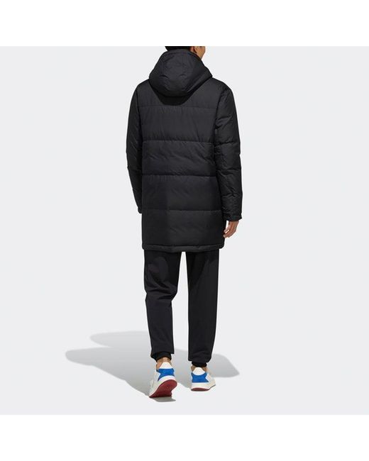 Adidas Blue Neo Casual Hooded Stay Warm Down Jacket for men