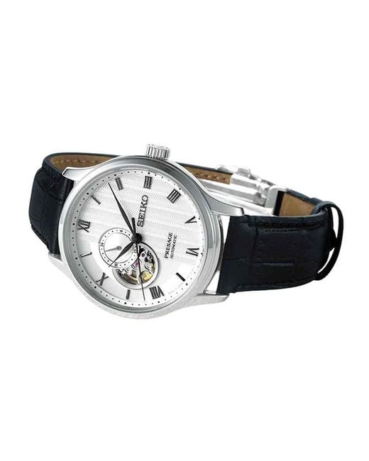 Seiko Metallic Watch Presage Series Japan Dial Belt Business 4R Movement Automatic Mechanical Watch