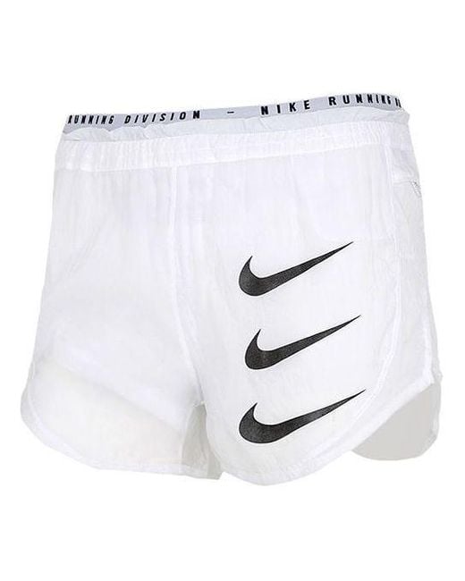 Nike White (Wmns) As Nk Run Dvn Tmpo Luxe 2In1 Sports Shorts