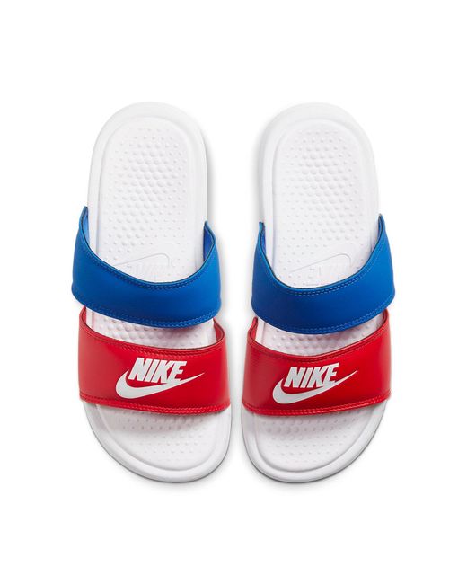 Nike Blue Benassi Duo Ultra Slide 'university Red Game Royal'